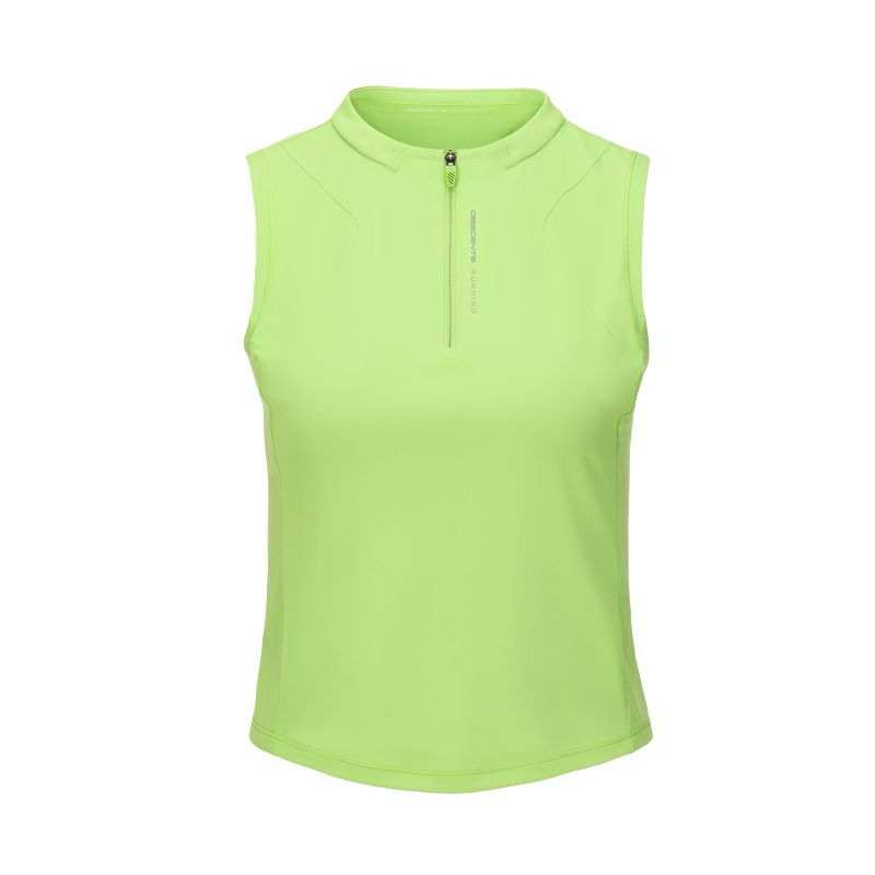 DESCENTE RUNNING Tank Tops Women's Crew Neck