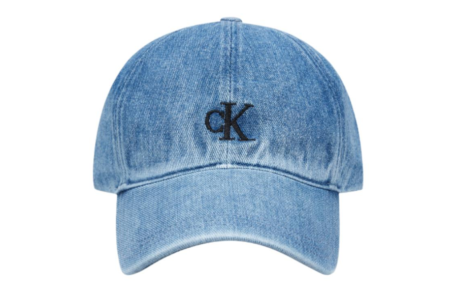 CALVIN KLEIN Denim Baseball Caps Unisex Blue