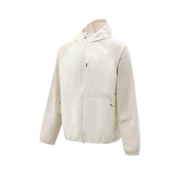 Nike Nike Unlimited Jackets Men's Ecru Hooded Non Detachable Moderate