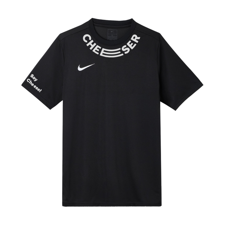 Nike Nike T Shirts Men's Black Crew Neck Moderate Straight Fit