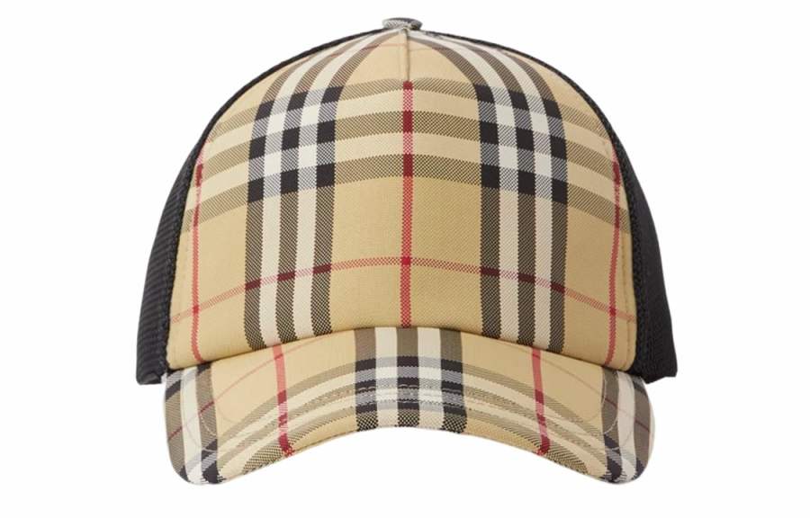 Burberry Burberry Check And Mesh Cap