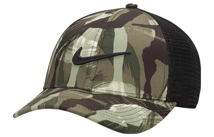 Nike Nike Elastane, Polyester Baseball Caps Unisex Camouflage Green