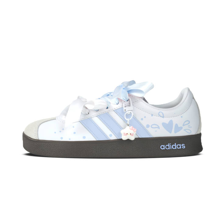 Adidas Adidas Vl Court Classic German Army Trainers Unisex Low Top White