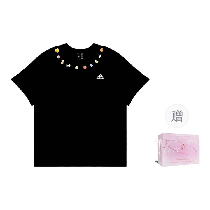 Adidas Adidas MUST HAVES T Shirts Unisex Black Crew Neck Moderate