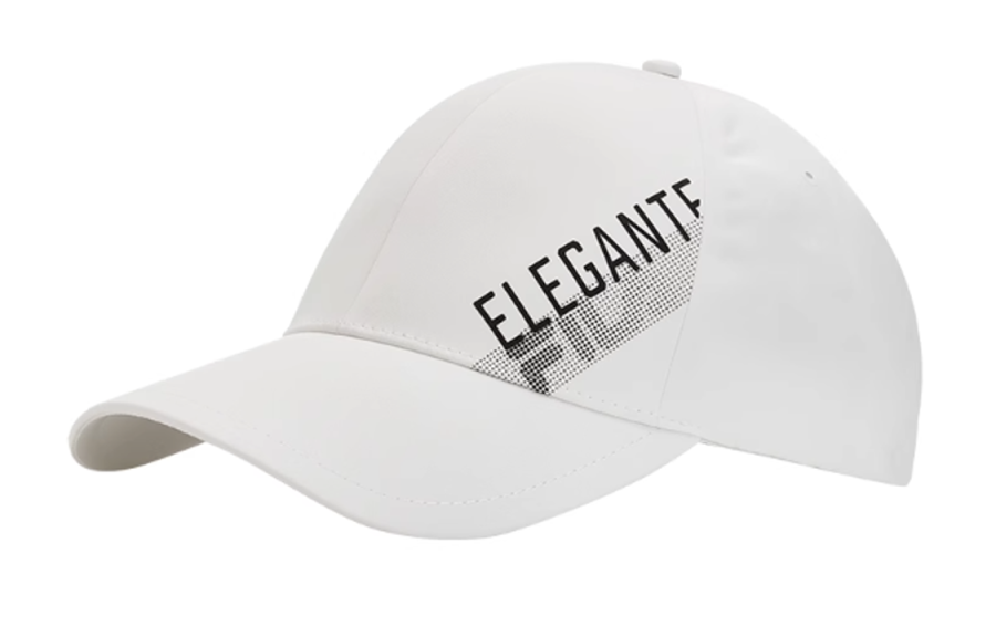 FILA FILA Letter Pattern Polyester Baseball Caps Unisex White