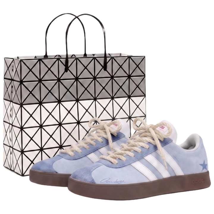 Adidas Adidas Vl Court Classic German Army Trainers Unisex Low Top Blue