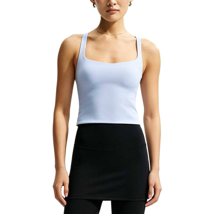 Nike Nike Zenvy Sleeveless Sports Shirts Women's Hydrogen Blue/Cool Gray