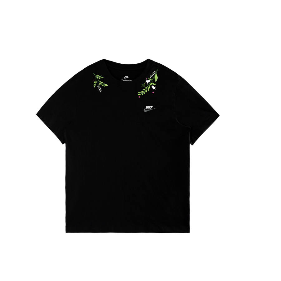 Nike Nike Sportswear Club T Shirts Men's Black/White/Dark Gray Crew Neck Moderate