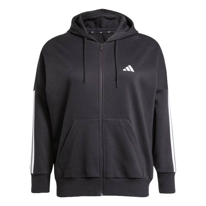 Adidas Adidas Jackets Women's Black/White Hooded Non Detachable Moderate
