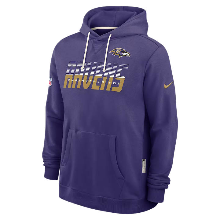 Nike Nike NFL Sweatshirts Men's Purple Hooded Non Detachable Moderate