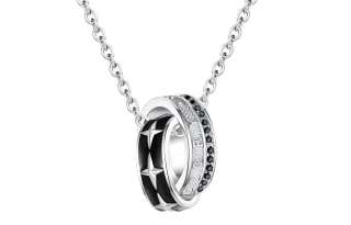 YINCHIE Synthetic Cubic Zirconia Alloy Necklaces Men's