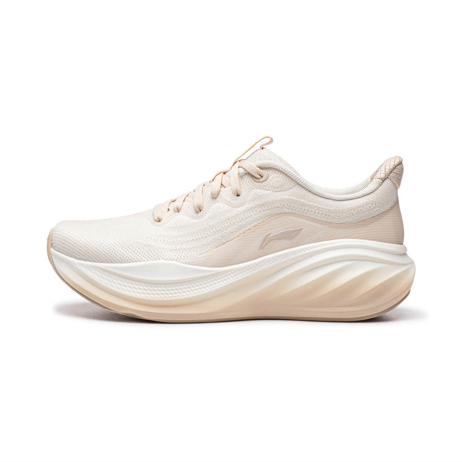 Li-Ning Li Ning Yurany 2 Protective Edition Running Shoes Women's Low Top Ivory Mushroom Umber