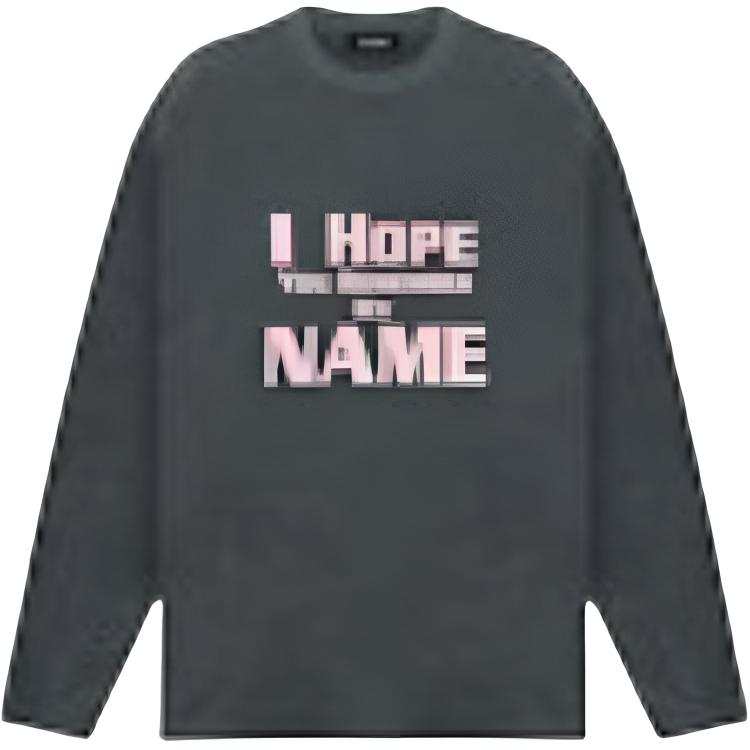 WE11DONE Hi Monster Long Sleeve T shirt