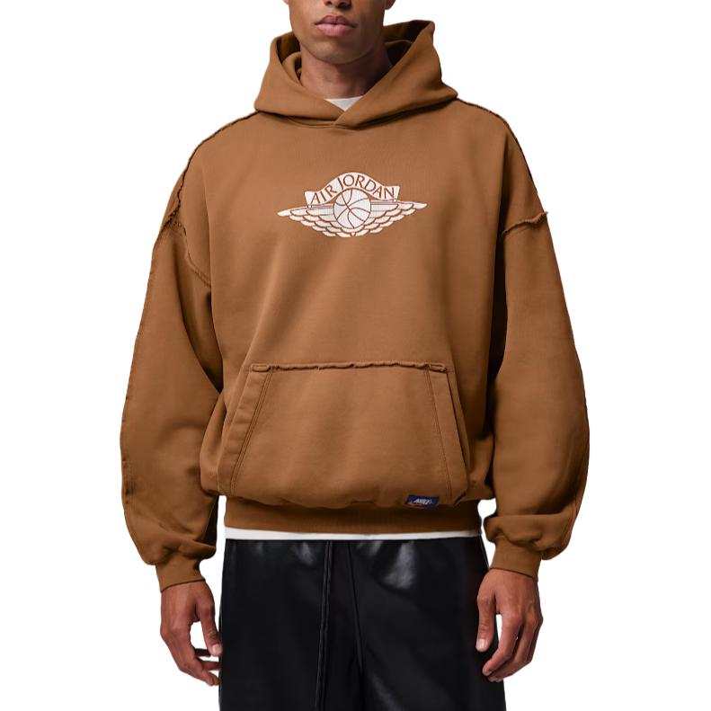 Nike Nike Sweatshirts Men's Light English Tan Hooded Non Detachable Moderate