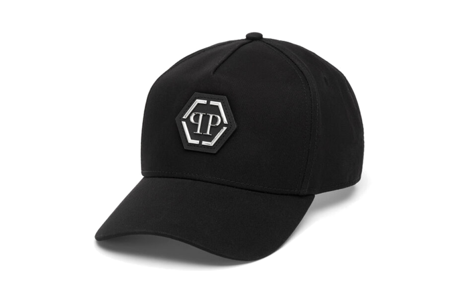 Philipp Plein logo-plaque cotton baseball cap
