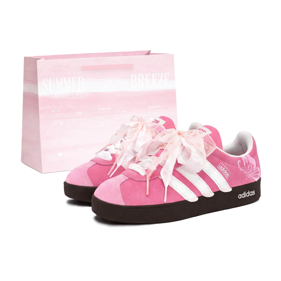 Adidas Adidas VL COURT 2.0 German Army Trainers Unisex Low Top Pink/White