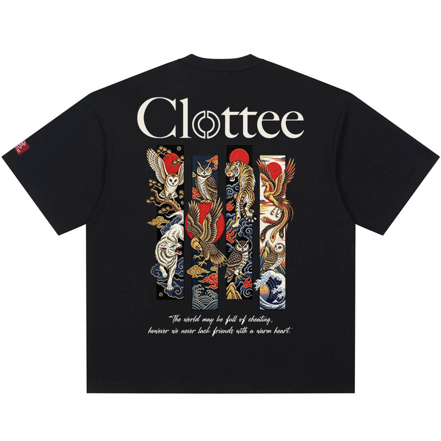 CLOT T Shirts Unisex Crew Neck Moderate Straight Fit