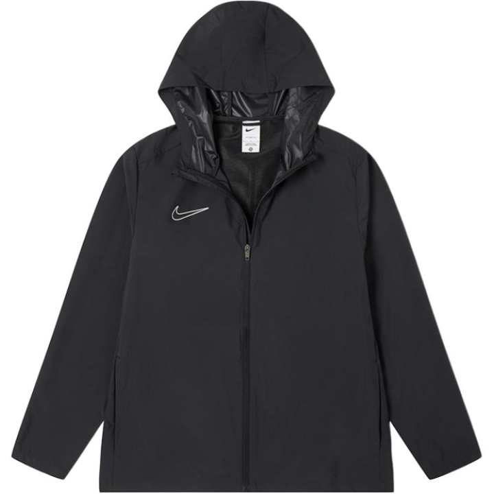 Nike Nike Jackets Men's Blue/Black/Gray/White Hooded Non Detachable Moderate Straight Fit