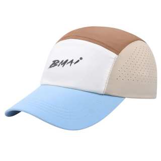 BMAI Polyester Baseball Caps Unisex White Brown Blue