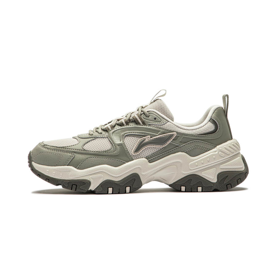 Li-Ning Li Ning Brown Sugar Casual Shoes Men's Low Top Lime Gray/Gravel White Gray