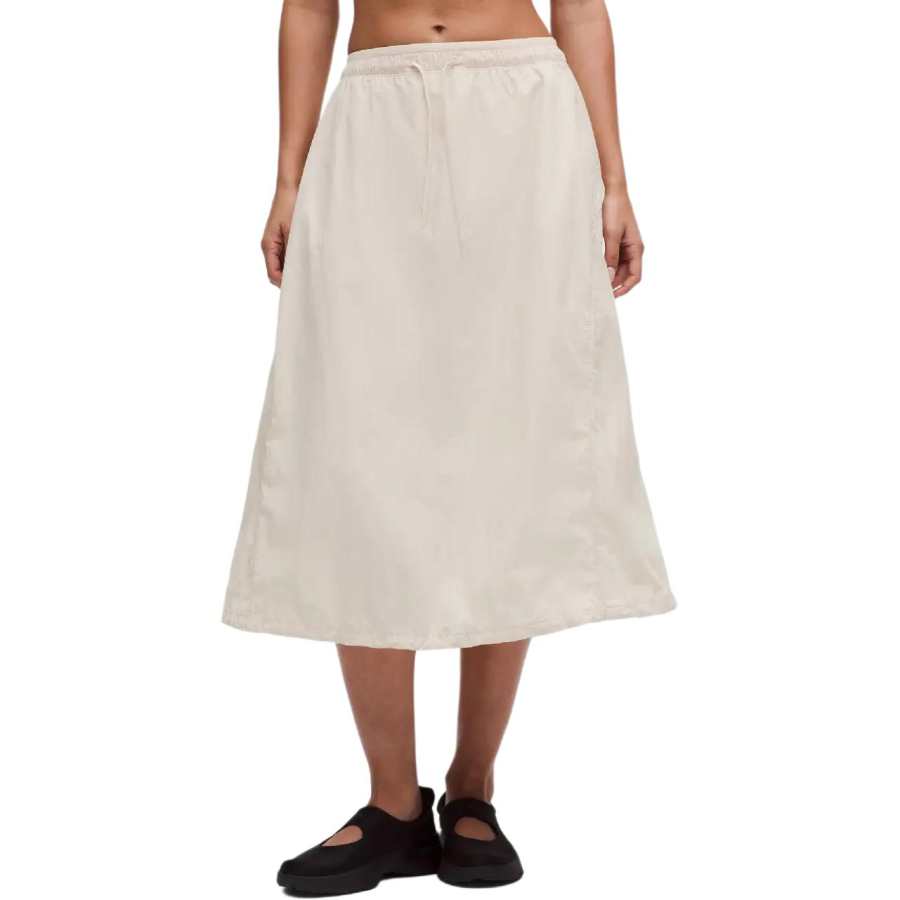 Lululemon Casual Long Skirts Women's Early Tea Brown/BRKT Moderate Midi Skirt