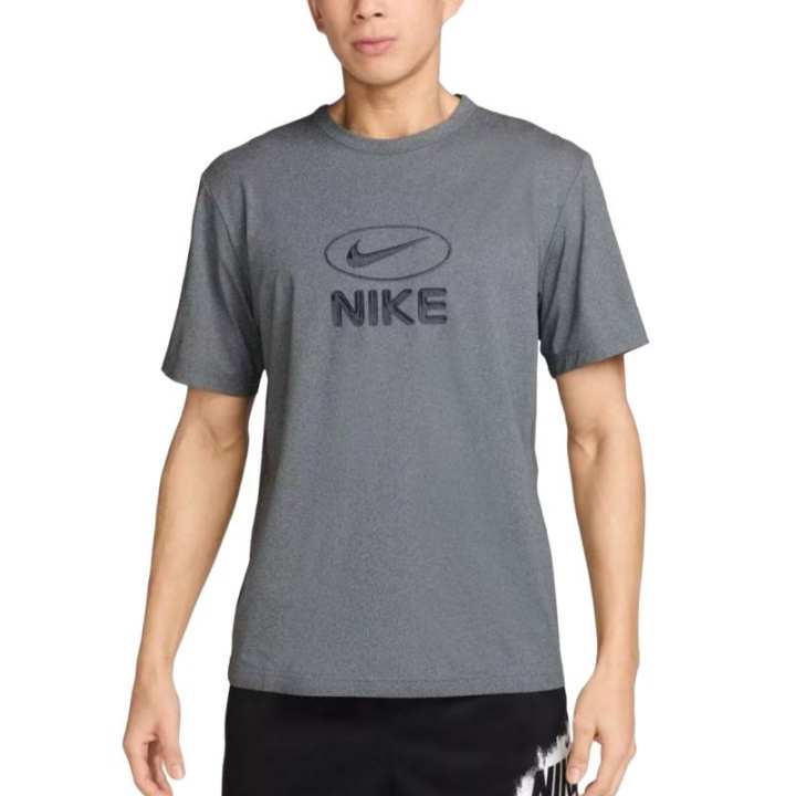 Nike Nike T Shirts Men's Gray Crew Neck