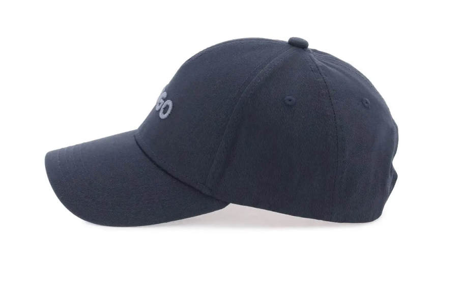 HUGO BOSS Cotton Baseball Caps Men's Dark Blue