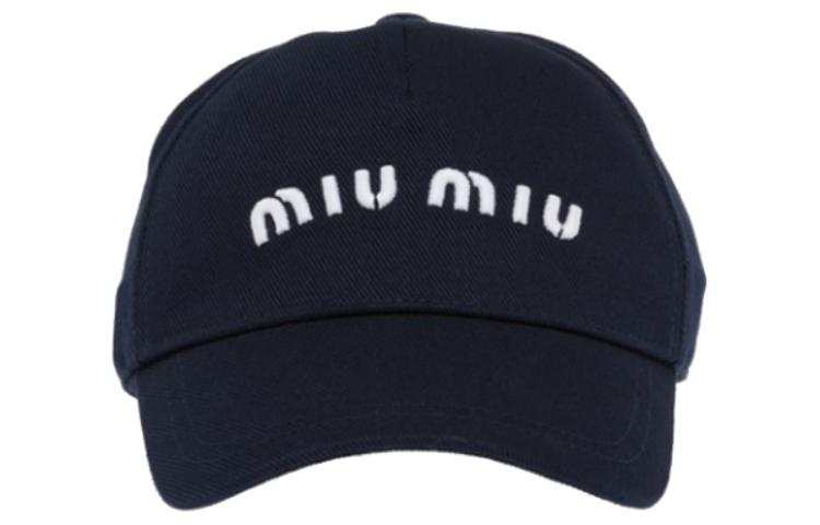 MIU MIU Fabric Baseball Caps Women's Blue