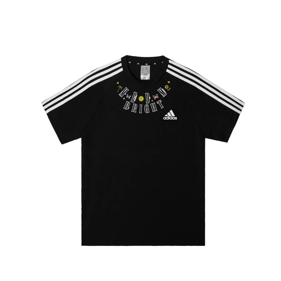 Adidas Adidas Football T Shirts Men's Black Crew Neck Moderate