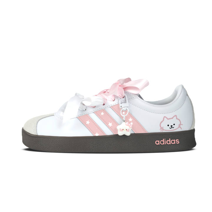 Adidas Adidas Vl Court Classic German Army Trainers Unisex Low Top White