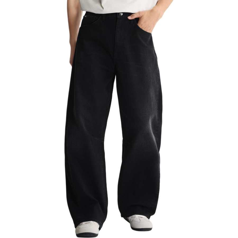 Lee Lee Jeans Unisex Black Moderate Scimitar Pants