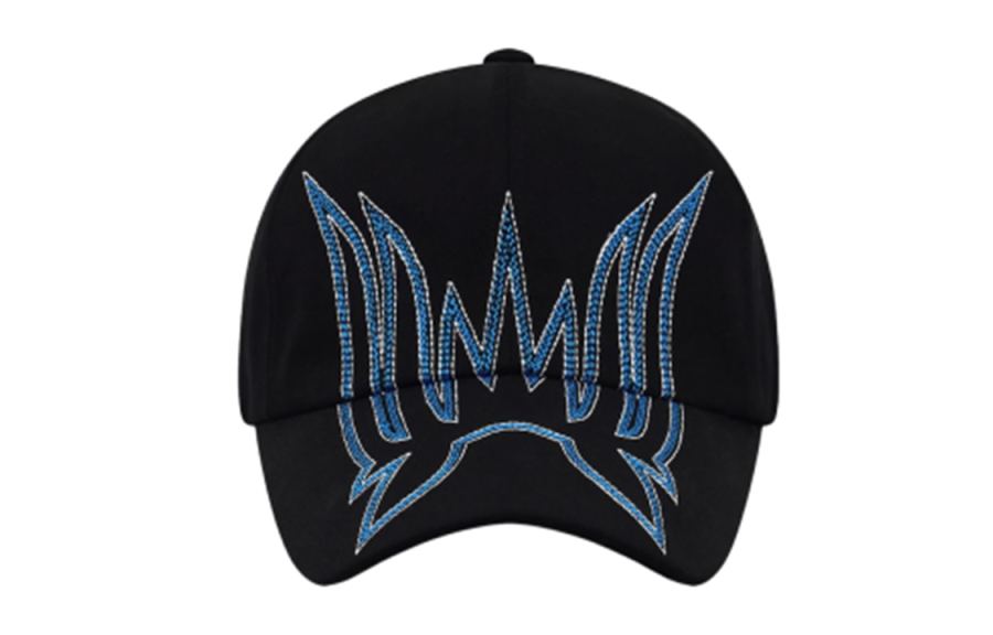 WE11DONE WE11DONE Cotton Baseball Caps Unisex Black/Carbon