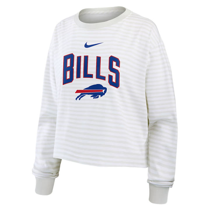 Nike Nike T Shirts Women's White/Gray Crew Neck Moderate