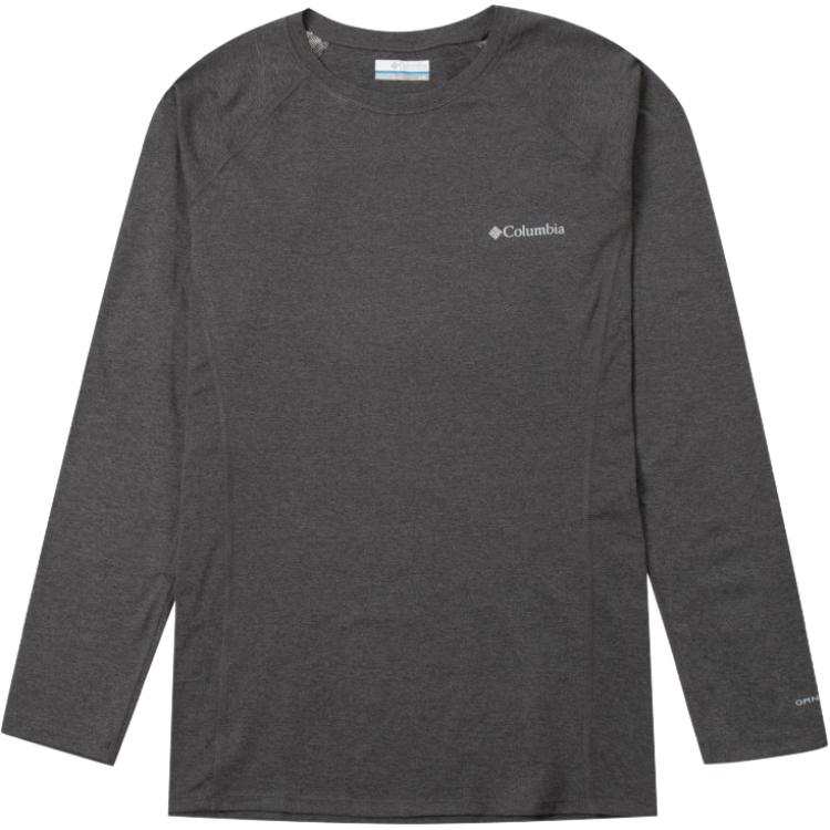 Columbia T Shirts Men's Gray/Light Gray Crew Neck Moderate Straight Fit