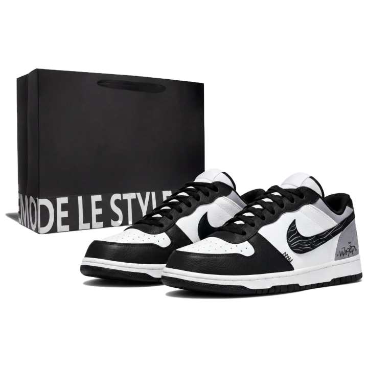 Nike Nike Big Skateboard Shoes Men's Low Top Black, Gray