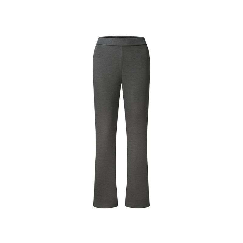FILA Fitness Casual Pants Women's Carbon Black Gray GY Moderate Flared Pants