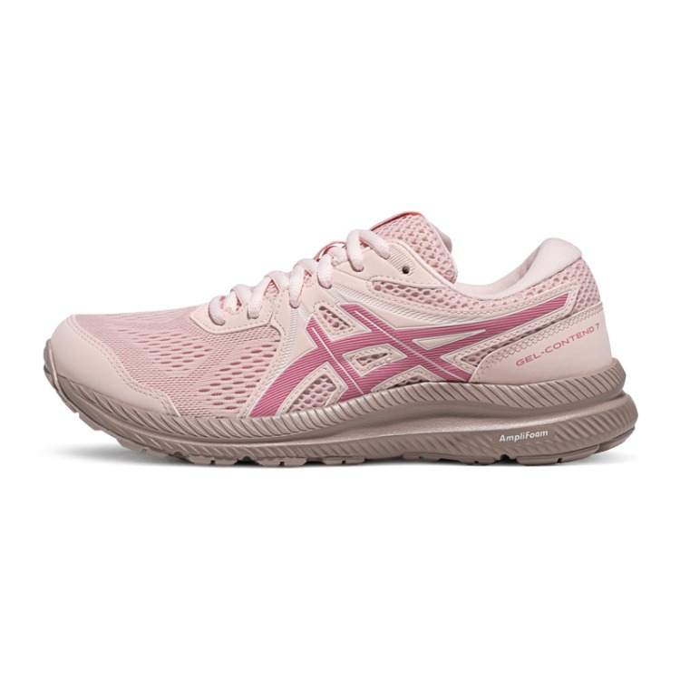 ASICS Gel Contend 7 Running Shoes Women's Low Top Pink