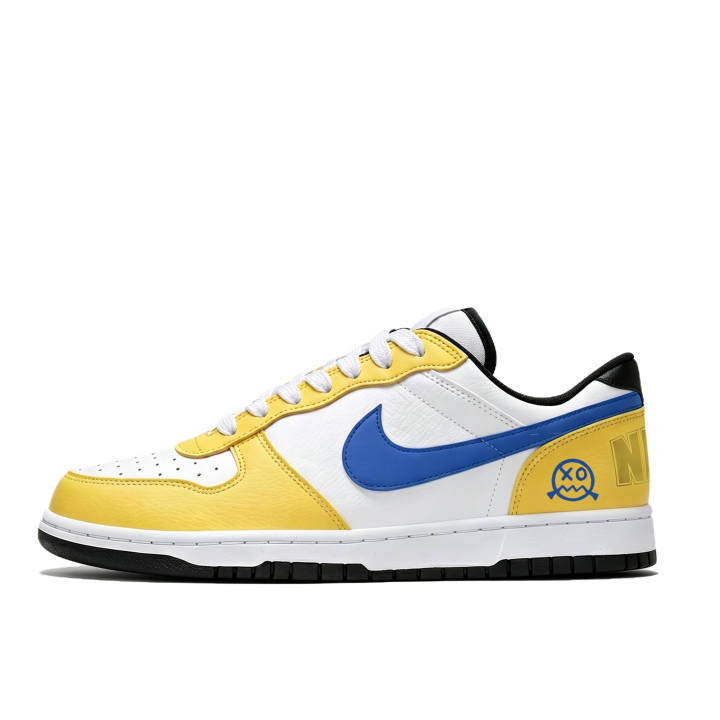 Nike Nike Big Skateboard Shoes Unisex Low Top Yellow/Blue