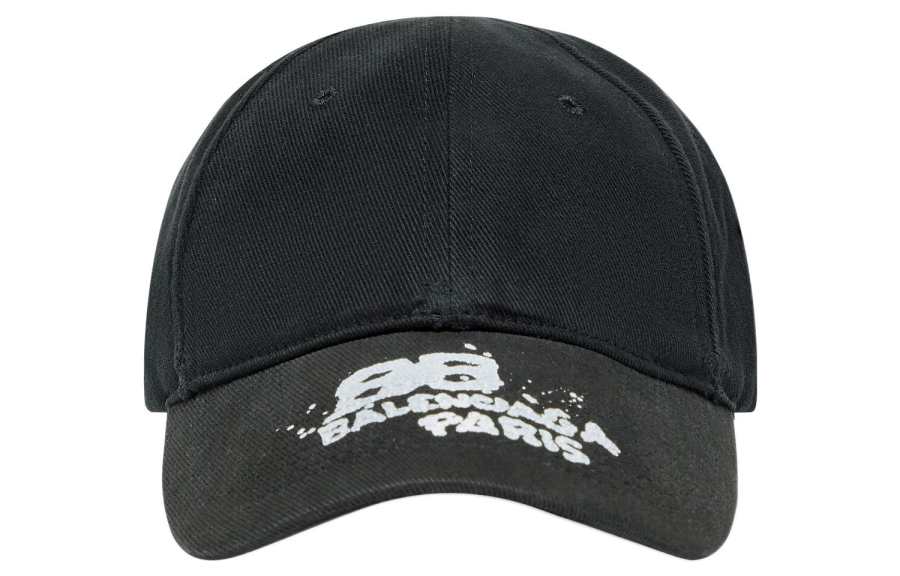 Balenciaga Balenciaga Hand Drawn Bb Icon Velcro Tab Cap