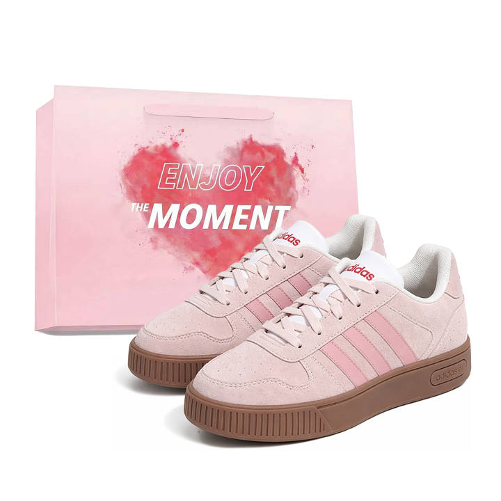Adidas Adidas Skateboard Shoes Unisex Low Top Beige/Pink/Brown