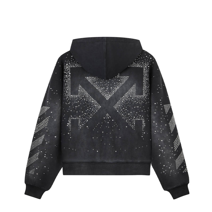 OFF-WHITE OFF WHITE Sweatshirts Unisex Hooded Non Detachable Moderate