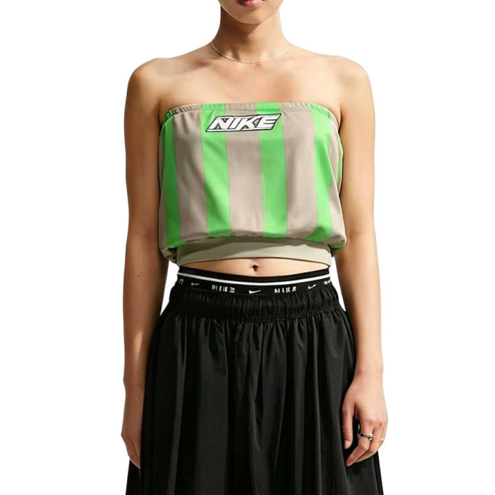 Nike Nike Sportswear Strapless Tops Women's Cream II/Phantom Green/White