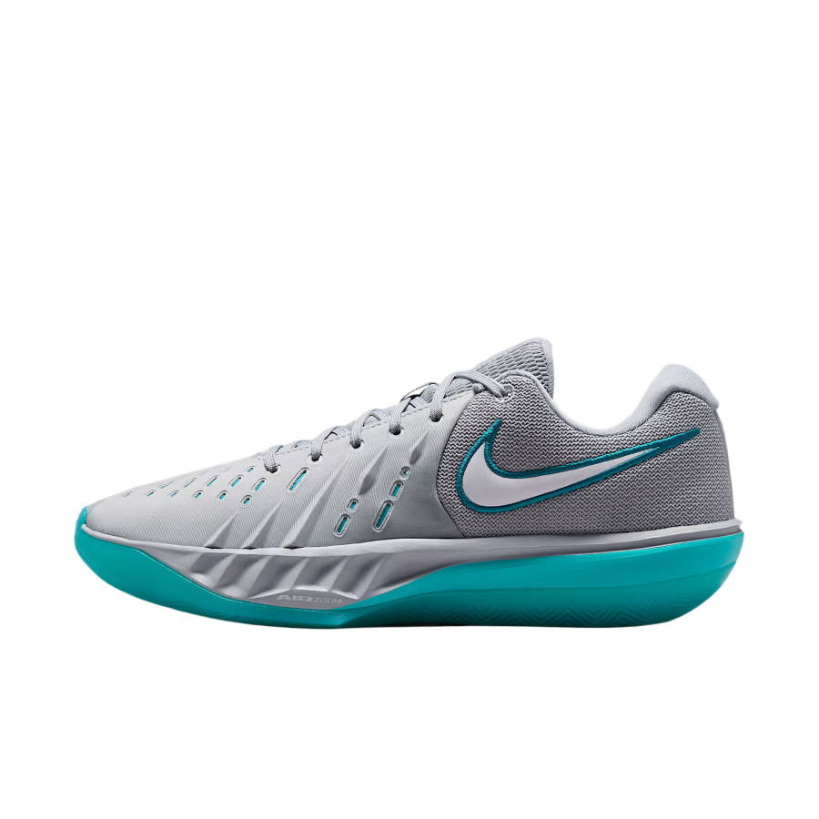 Nike Nike Air Zoom G.T. Cut Academy 2 Basketball Shoes Unisex Low Top Wolf Gray/Cactus Green/Bright Cedar Green/White