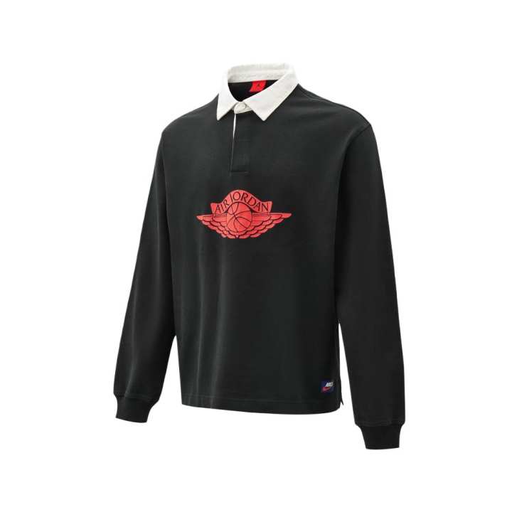 Jordan Jordan As M J Polo Shirts Men's Black Lapel Moderate