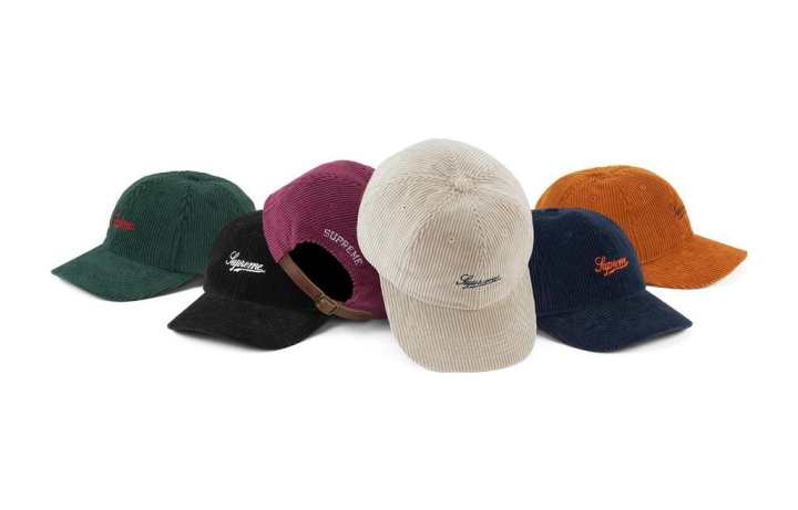 Supreme Supreme Script Corduroy 6 Panel