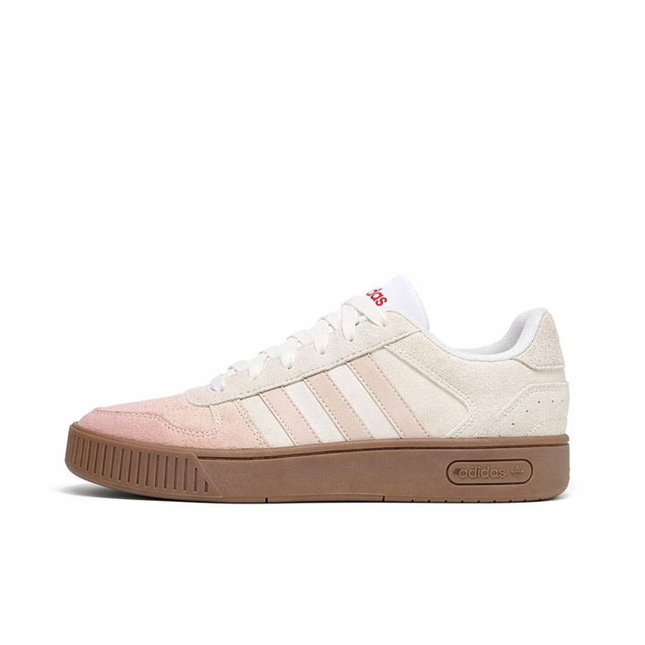 Adidas Adidas D PAD Skateboard Shoes Unisex Low Top Pink/White/Brown