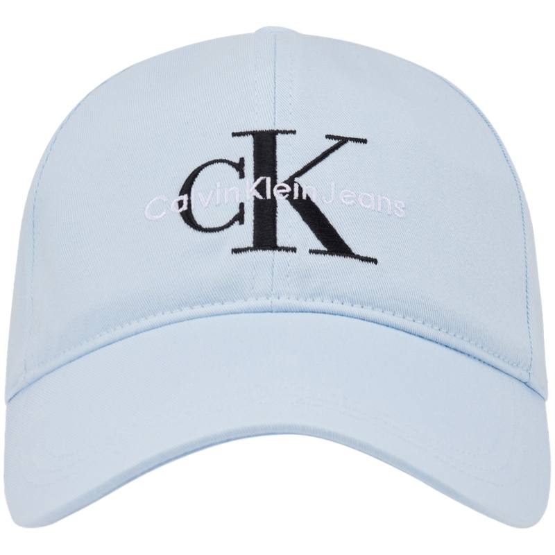 CALVIN KLEIN 100% Cotton Baseball Caps Unisex Misty Blue