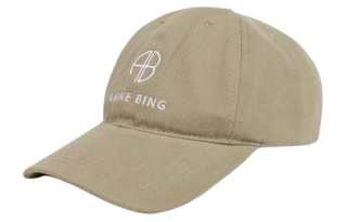 Anine Bing Twill Embroidered Baseball Cap