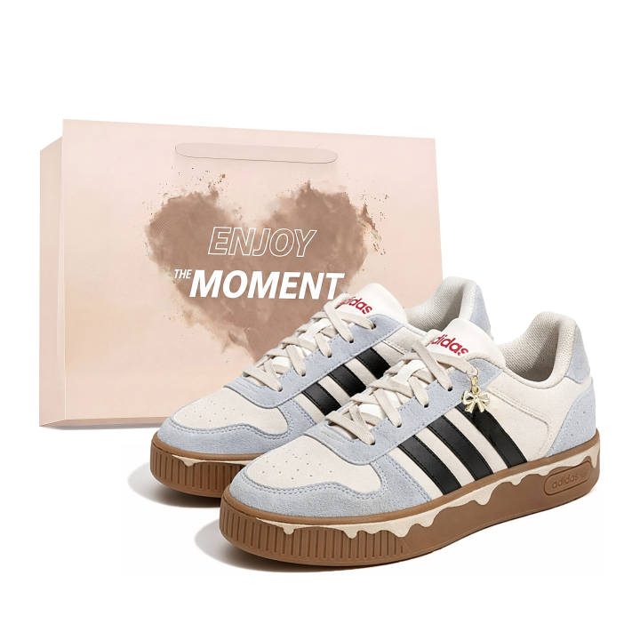 Adidas Adidas D PAD Skateboard Shoes Unisex Low Top Blue/Beige/Brown
