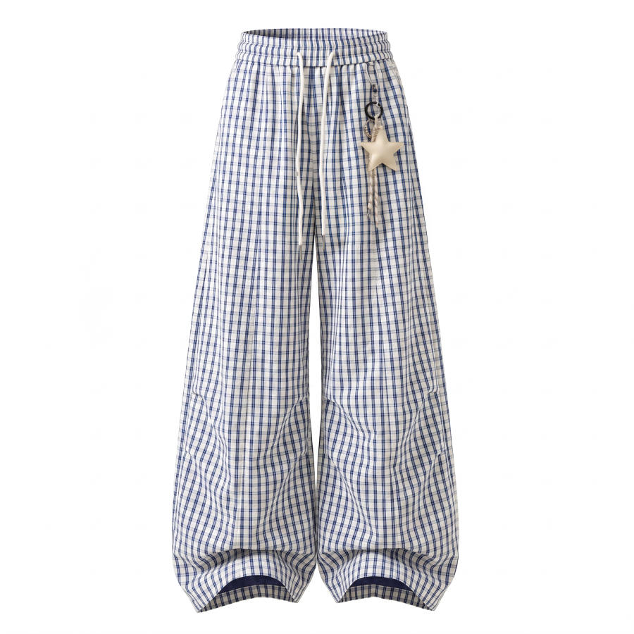MostwantedLab Casual Pants Unisex Thin Straight Fit Pants